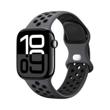 Imagem de Pulseira De Silicone Para Apple Watch Ultra 7 6 5 4 SE 44mm 40mm 42mm 