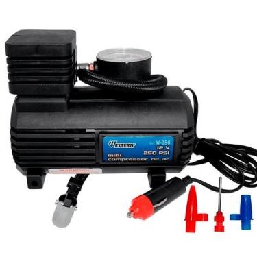 Imagem de Mini Compressor de Ar 12V Multiuso Automotivo 250 PSI W250 WESTERN, 12