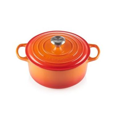 Imagem de PANELA REDONDA LE CREUSET SIGNATURE 34CM EM FERRO FUNDIDO LARANJA 21177340902430