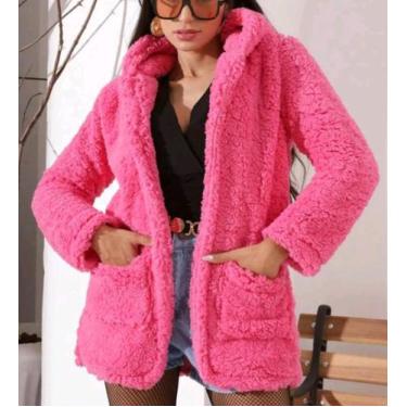 Imagem de Casaco Teddy Feminino um look perfeito para o Inverno . - S marca, Ros