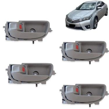 Imagem de Conjunto Completo Maçanetas Internas Corolla 2015 a 2019 - TCP