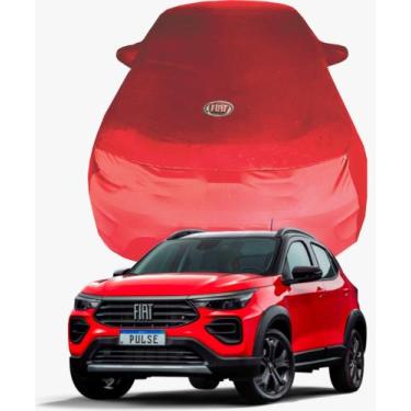 Imagem de Capa de Carro Fiat Pulse Tecido  Lycra Premium - Cadilhe Capas, Vermel