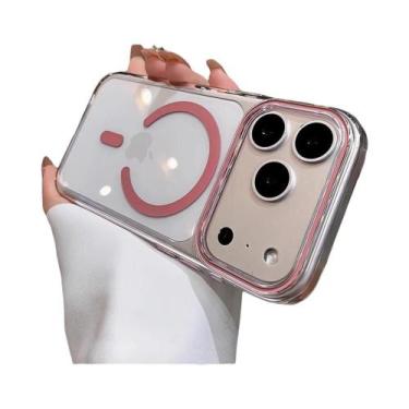 Imagem de Capa Magnética Ultrafina Transparente De PC Com MagSafe Para iPhone 17