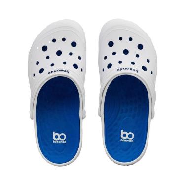 Imagem de Babuche Branco e Celeste Jonh Works | Boa Onda-Masculino