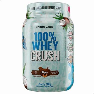 Imagem de 100% Whey Protein Crush Concentrado 900g Under Labz, Coco
