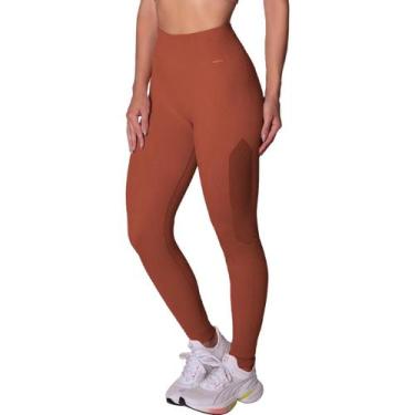 Imagem de Calça Legging Selene Academia Sem Costura Cós Alto Ajuste Perfeito Zer