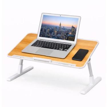 Imagem de Mesa Notebook Laptop com Altura Ajustável e Regulagem de Inclinação - 