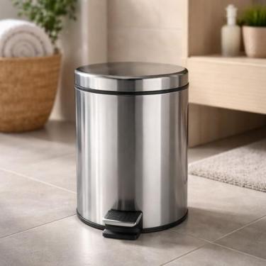 Imagem de Lixeira Banheiro Cozinha com Pedal 5 ou 12 Litros - KeHome, 12