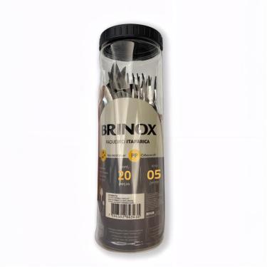 Imagem de FAQUEIRO ITAPARICA 20 PEÇAS PRETO BRINOX