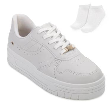 Imagem de Tênis Casual Dakota e Meia DT24-DA251, Branco, 37