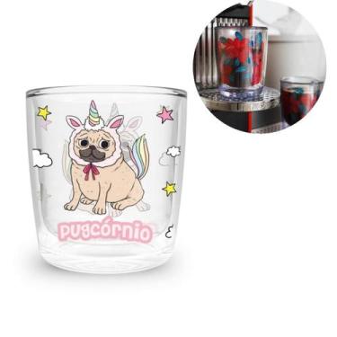 Imagem de Copo de Shot 60ml Parede Dupla Tequila Cachaça Café Pinga de Policarbo