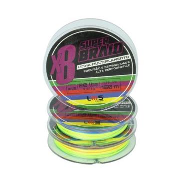 Imagem de Linha Multifilamento de Pesca Esportiva Lumis Super Braid 8x 8 Fios Ro