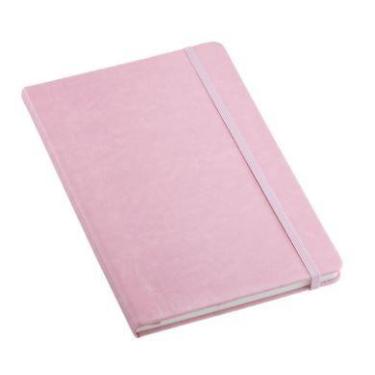 Imagem de Caderneta Sem Pauta A5 Rosa Pastel BRW