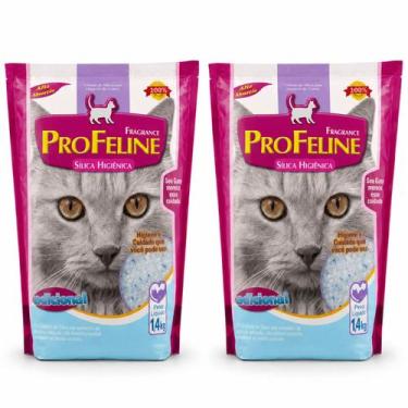 Imagem de Silica Higienica Natural 1,4kg Tradicional Areia Gato Pet - - PRO