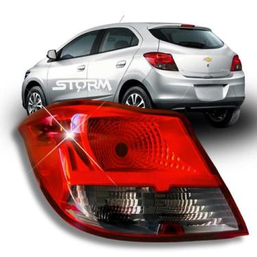 Imagem de Lanterna Freio Onix Lado Esquerdo Motorista ano 2013 A 2016 Luz Escure