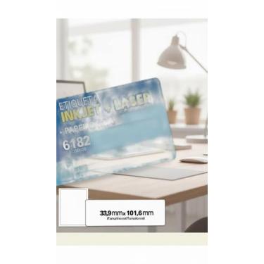 Imagem de Etiquetas Adesivas Multiuso 33,9x101,6mm - 100 Folhas - Congratulation