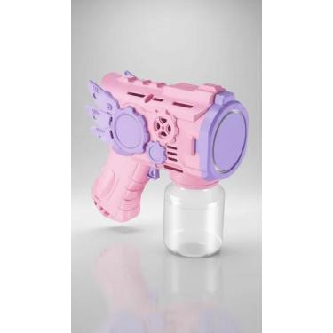 Imagem de Máquina de Bolhas Automática Portátil Rosa Infantil - Congratulations 