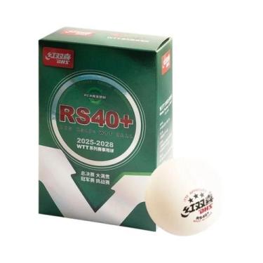Imagem de Bolas De Tênis De Mesa DHS RS40+ 6 Unidades Caixa Com 10 Peças Novo Ma