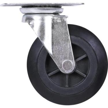 Imagem de Rodízio Fixo 4" Carrinho De Carga 70kg Worker
