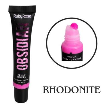 Imagem de Lip Balm Ruby Rose Obsidian Jelly Jewel Rhodonite Hidratante Labial co