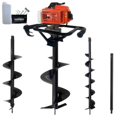 Imagem de Perfurador de Solo DPS623M 62cc 3HP com 3 Brocas e Extensão 60cm Laranja 1200ML Bivolt