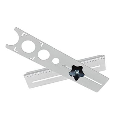 Imagem de Localizador de de telha cerâmica universal acessório kit Ferramentas manuais 360 ajustável para casa , 40x7,5cm