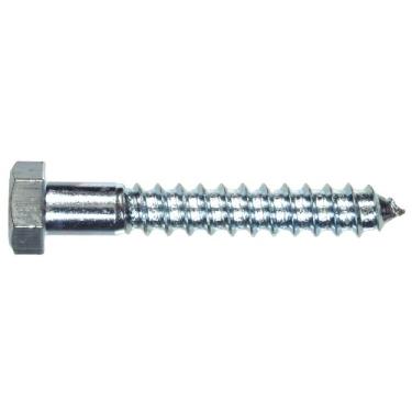 Imagem de The Hillman Group Parafuso sextavado 230034, 1/4" x 5-1/2", zinco, pacote com 100