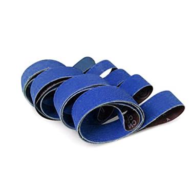 Imagem de 4 pcs 2 x 72 Misturado 40/60/80/120 Cintas de lixamento de cerâmica Girt Bands Grossing para aplicações úmidas ou secas YYDFPIIA