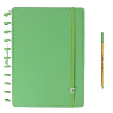 Imagem de Caderno Inteligente Grande All Green Verde 80 Folhas
