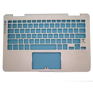 Imagem de Notebook Palmrest Para Samsung NP930SBE NT930SBE 930SBE US Layout BA98-01652B Teclado Tampa da Moldura Maiúscula Branco