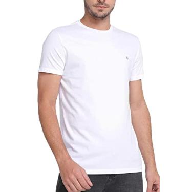 Imagem de Camiseta básica omega peito,Calvin Klein,Branco,Masculino,P