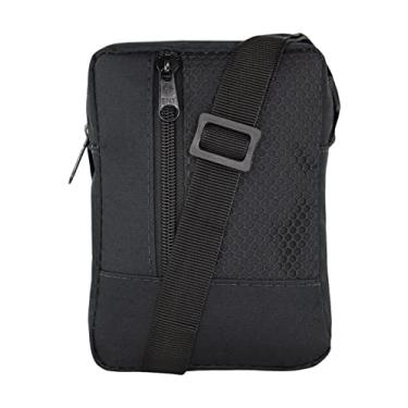 Imagem de Shoulder Bag Lenna's Bolsa Transversal Básica de Nylon B066 Preta