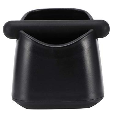 Imagem de Caixa de café, balde de escória de café antiderrapante com barra de borracha Acessórios profissionais de café para uso em café em casa preto