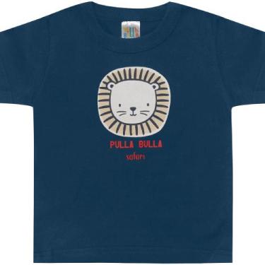 Imagem de Camiseta Manga Curta Bebê Meia Malha - 47653-1200 - Pulla Bulla
