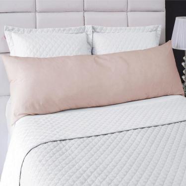 Imagem de Fronha Avulsa Travesseiro Corpo 0,45X1,40M 200 Fios Rose