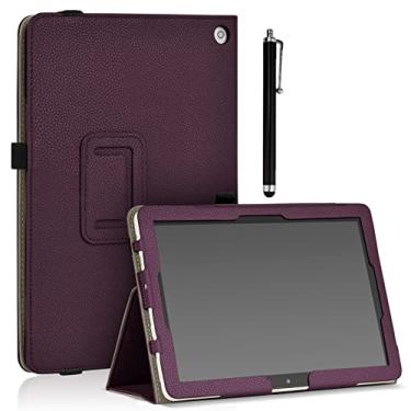 Imagem de Capa com alça de mão para Kindle Fire 7 de 12ª geração lançado em 2022, capa durável resistente a arranhões e à água com função automática de hibernação e caneta Stylus
