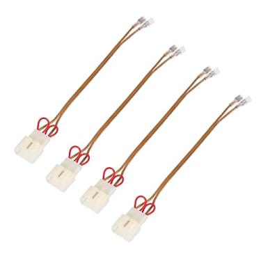 Imagem de X AUTOHAUX 4 peças conector de alto-falante de carro chicote adaptador conector para Mazda para Ford para Lincoln