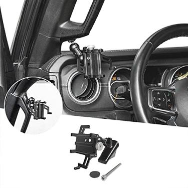 Imagem de Hoolcar Suporte de celular com alça ajustável estabilizador anti-vibração para Jeep Wrangler JL JLU e Gladiator JT 2018-2021