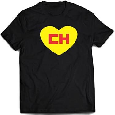 Imagem de Camisa chapolin colorado camiseta preta série tv love Cor:Preto;Tamanho:P Adulto