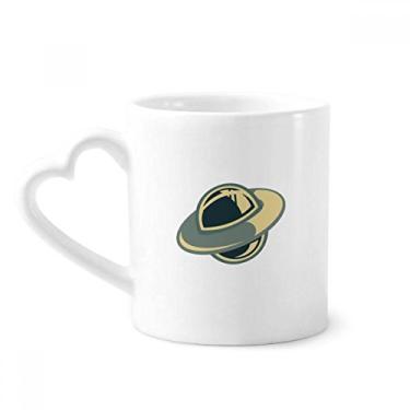 Imagem de Caneca Universe Alien Monster UFO café cerâmica copo de coração de vidro
