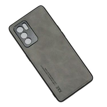 Imagem de Kepuch Silklike Capa para Oppo Realme 6 Pro - Case Placa de Metal Embutida para Oppo Realme 6 Pro - Cinza
