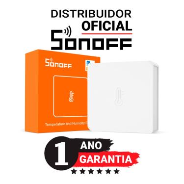 Imagem de Sonoff SNZB-02 Sensor de Temperatura e Umidade ZigBee Automação Residencial Casa Inteligente Smart Home