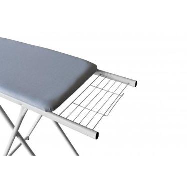 Imagem de Tabua mesa passar extra forte branco com capa metalizada