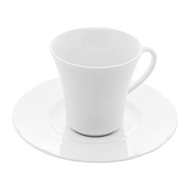 Imagem de CJ 6 XÍCARAS CHÁ PORCELANA C/PIRES ADANA BRANCO 170ml