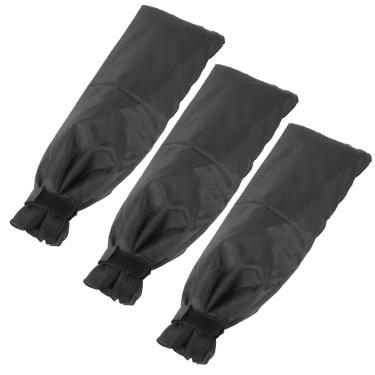 Imagem de Protetor de isolamento de torneiras de água, anticongelante com fechos de gancho e laço 3 pçs/conjunto de meias de torneira, duráveis para várias torneiras de água ao ar livre inverno