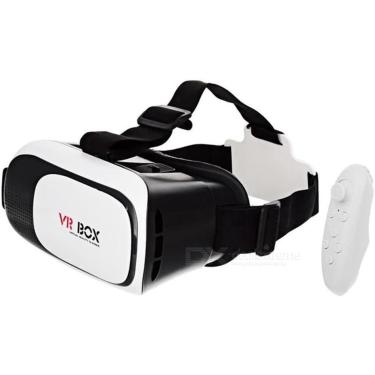 Imagem de Óculos De Realidade Virtual 3D Vr Box Com Controle Bluetooth