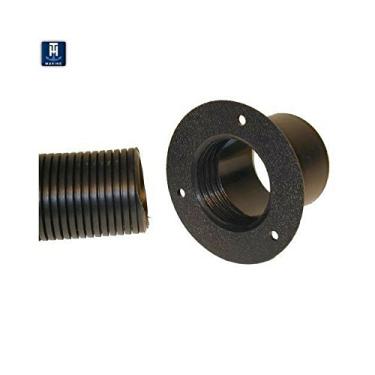 Imagem de T & H MARINE SUPPLIES Kit de flange de corda, preto, 1,2 m