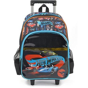 Imagem de Mochila com Rodinhas, Luxcel, Hot Wheels, Preta