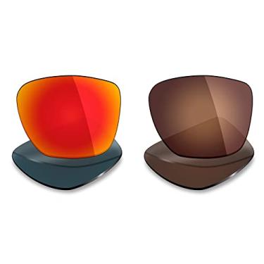Imagem de 2 pares de lentes polarizadas de substituição da Mryok para óculos de sol Oakley Two Face XL – Opções