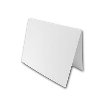 Imagem de Branco liso super suave A-2 (4,25" x 5,5") cartões dobrados - embalagem com 250